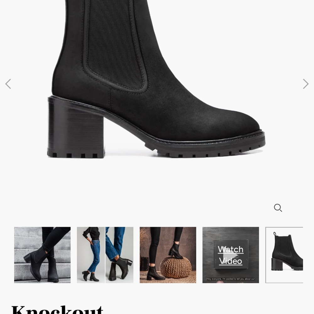 Thursday Boot Company Black Heeled Boots